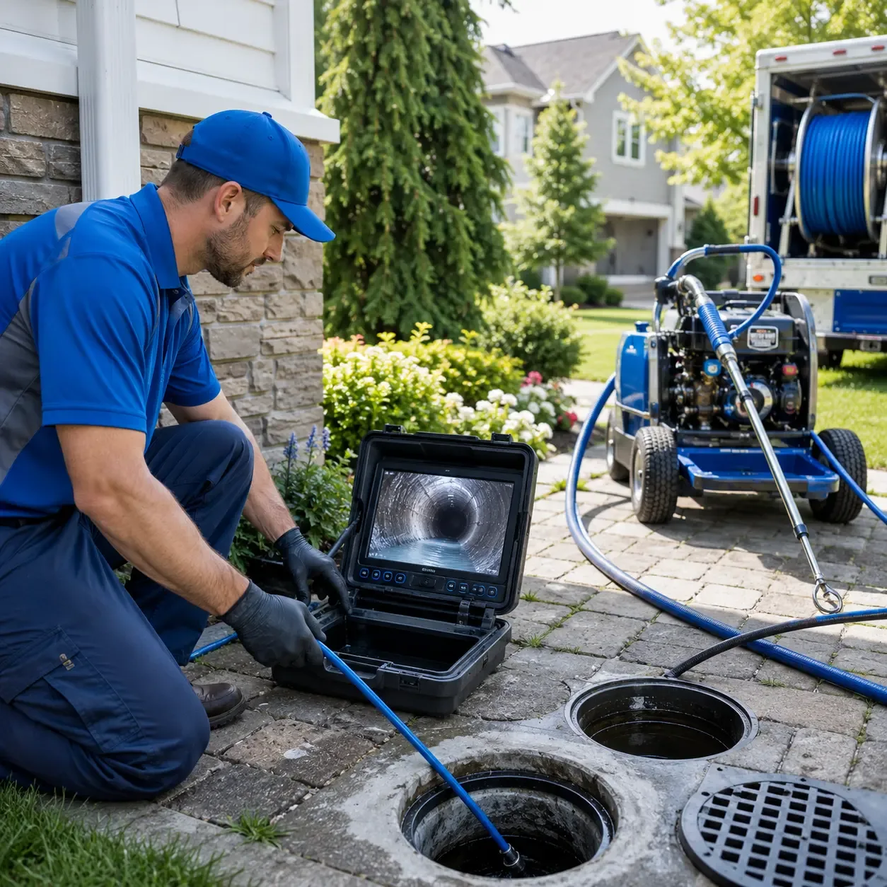 Outdoor drain cleaning professionals serving Alpine, TX